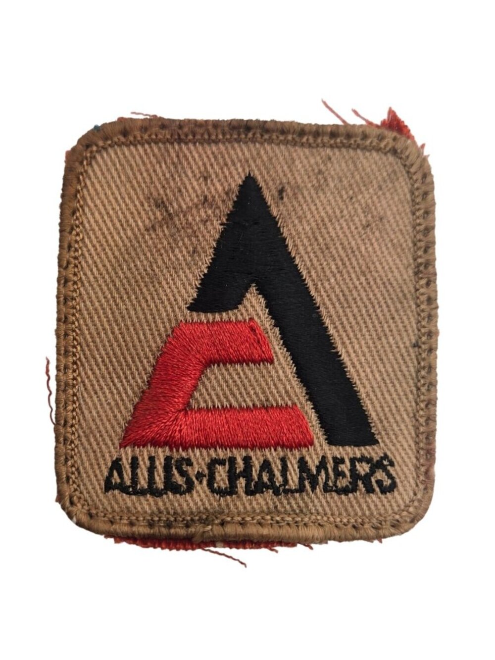 Vintage Allis Chalmers Patch Logo Embroidered Tractor Farm Equipment
